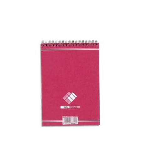 Oxford, 001, Bloc notes, Spirale, A5, 148 x 210 mm, STENO, 180 pages, Ligné, Travers, 100105256