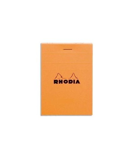 Rhodia, Bloc notes, 12, 85 x 120 mm, Quadrillé, 5x5, 160 pages, Petits carreaux, 12200C