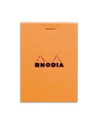 Rhodia, Bloc notes, 13, A6, 105 x 148 mm, Quadrillé, 5x5, 160 pages, Petits carreaux, 13200C