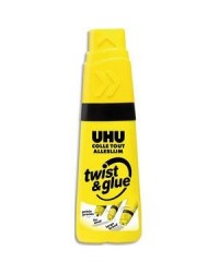 UHU, Flacon de colle, Universelle, Twist & Glue, 35G, Solvant, 40087
