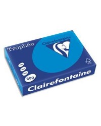 Clairefontaine, Papier Trophée, A4, 80G, Bleu turquoise, 1781C