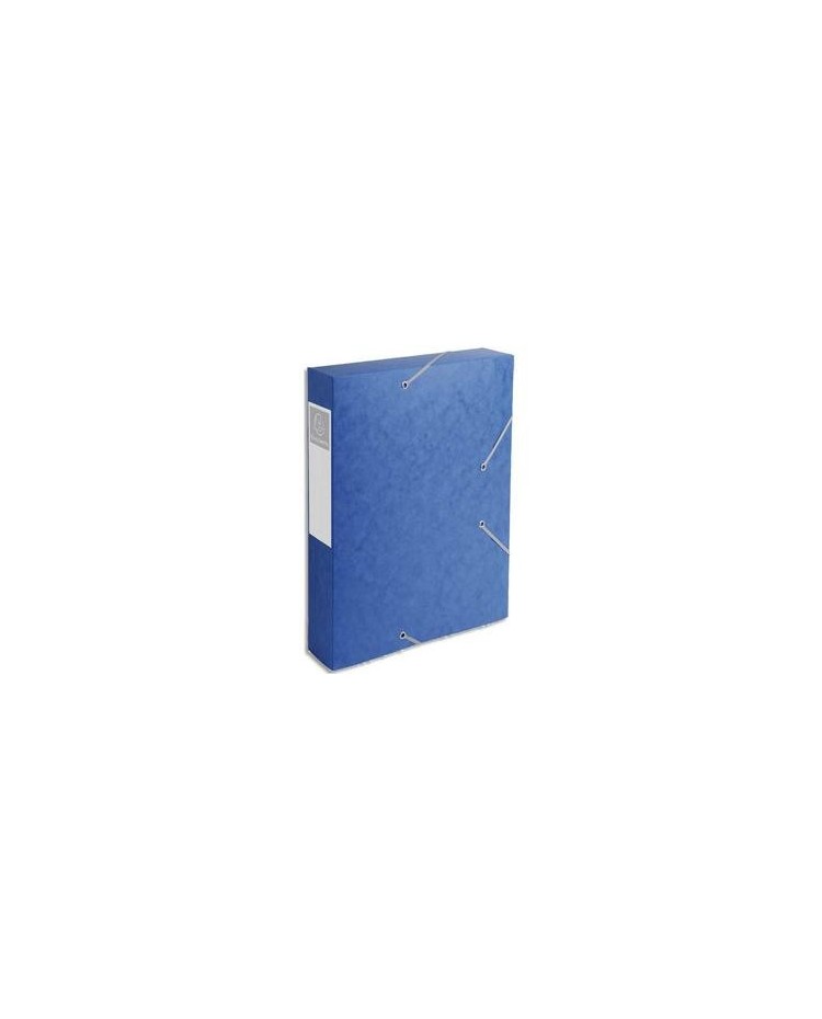 Exacompta Boite de classement, 60mm, Cartobox, Carte, Bleu, 16005H