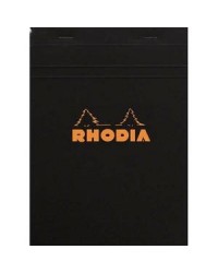 Rhodia, Bloc notes, 16, A5, 148 x 210 mm, Quadrillé, 5x5, 160 pages, Petits carreaux, 162009C