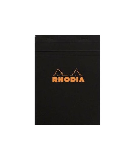 Rhodia, Bloc notes, 16, A5, 148 x 210 mm, Quadrillé, 5x5, 160 pages, Petits carreaux, 162009C