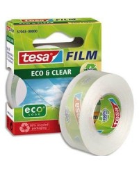 Tesa Ruban adhésif, Eco & clear, Transparent, 19mm x 33m, 57043-00
