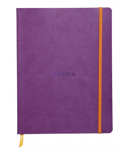 Rhodia, Carnet, Souple, A5, RhodiaRama, 160 pages, Ligné, Violet, 117410C