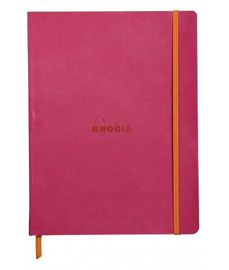 Rhodia Carnet souple, A5 148x210mm, Rhodiarama, 160 pages, Ligné, Framboise, 117412