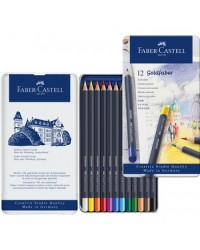 Faber Castell, Crayons de couleur, Goldfaber Aqua, étui de 12, 114612