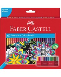 Faber castell, Crayons de couleur, Chateau, étui de 60, 111260