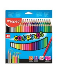 Maped, Crayons de couleur, Color'Peps, Star, étui de 48, 832048FC