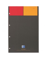 Oxford, Bloc notes A4, NotePad, Quadrillé, 5x5, 160 pages, Petits carreaux, 100101876