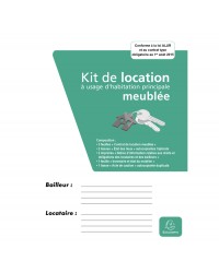 Exacompta, Kit de location, Meublé, Notice d'information, 62E