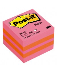 Post it, Mini cube, Notes, 51 x 51 mm, Plaisir, 55801, 2051-P, FT510091737