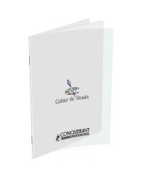 Conquerant, Cahier de dessin, 240 x 320 mm, 48 pages, Uni, 120G, Polypro, 400002788