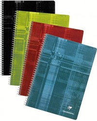 Clairefontaine, Cahier, Spirale, A4, Séyès, 224 pages, Grands carreaux, 8171C