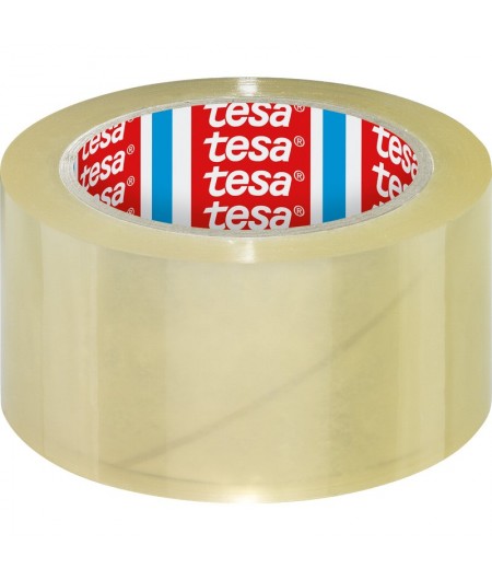 Tesa Ruban adhésif emballage, PP, 4195, 50 mm x 66 m, Transparent, 60 Microns, 04195-0-04