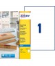 Avery Etiquettes d'adresse, Polyester invisibles, A4 210 x 297 mm, Transparentes, J8567-25