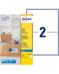 Avery Etiquettes blanches, A5 148 x 210 mm, Paquet de 50, J8168-25