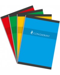 Conquerant, Cahier, 170 x 220 mm, Grands carreaux, Séyès, Brochure, 192 pages, 100104778
