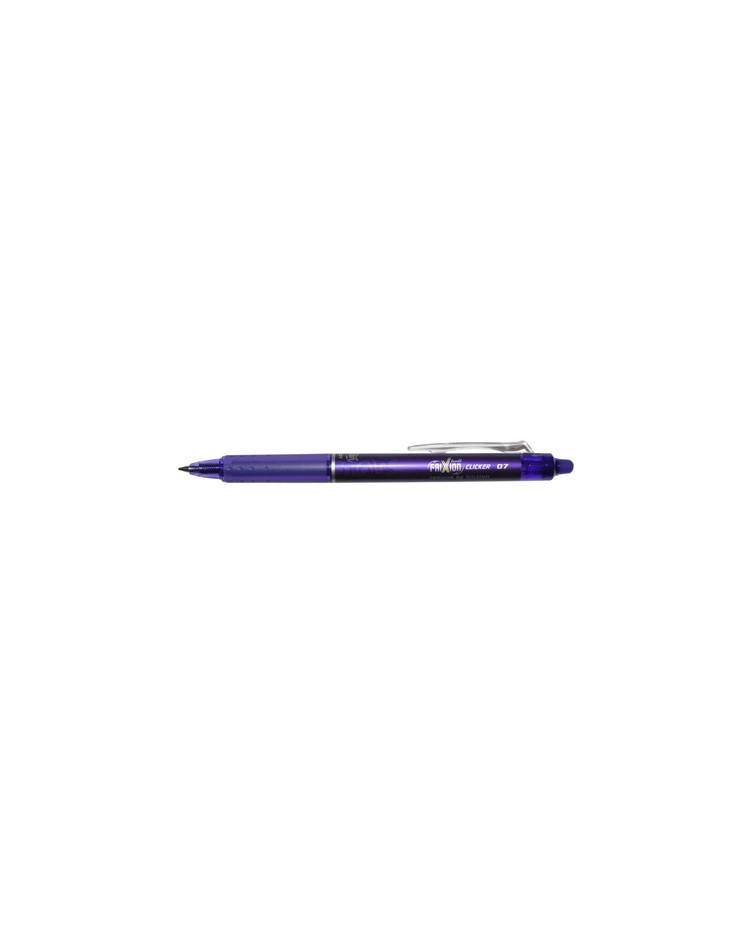 PILOT Stylo roller FRIXION CLICKER 07, Rétractable, Effaçable, violet, 417535