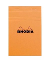 Rhodia, Bloc notes, 16, A5, 148 x 210 mm, Quadrillé, 5x5, 160 pages, Petits carreaux, 16200C