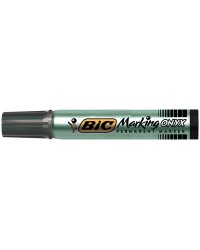BIC Marqueur permanent Marking Onyx 1591, pointe biseautée, Noir, 8418301