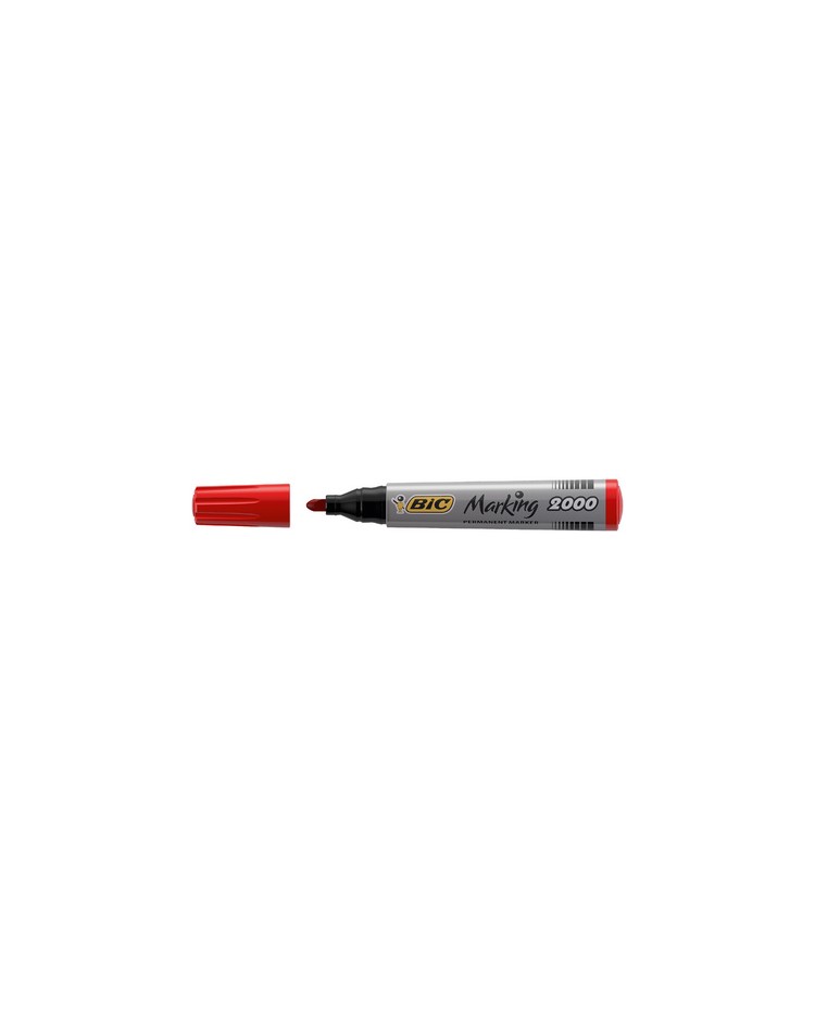 Bic, Marqueur permanent, Marking 2000, Ecolutions, Rouge, 8209133