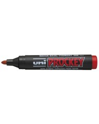Uniball, Marqueur permanent, PROCKEY, Pointe ogive, Rouge, PM-122 R