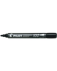 Pilot, Marqueur permanent, 100, Pointe ogive, Noir, 511097
