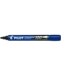 Pilot, Marqueur permanent, 100, Pointe ogive, Bleu, 511110