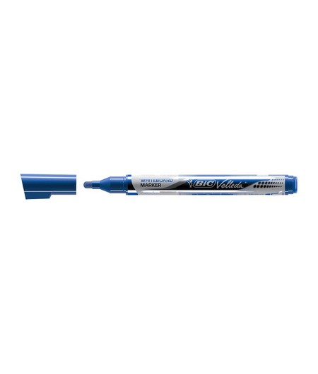 BIC Marqueur pour tableau blanc Velleda Liquid Ink Tank, Bleu, 902087