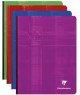 Clairefontaine, Cahier, 170 x 220 mm, Quadrillé, 5x5, Brochure 192 pages, Petits carreaux, 9742C