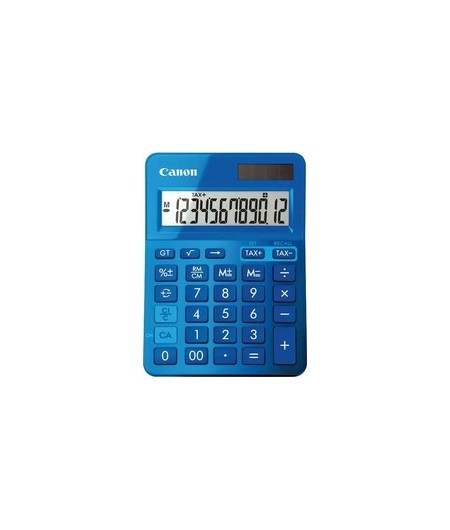 Canon Calculatrice de bureau, LS-123K-MBL, Bleu, 9490B001AA
