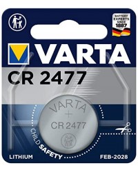 VARTA Pile bouton au lithium, Electronics, CR2477, 3,0 Volt, 06477 101 401