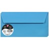 Clairefontaine Enveloppes DL, 110x220, Pollen, Bleu turquoise, 120g, 5555C