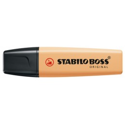 STABILO Surligneur BOSS ORIGINAL, Pastel, Sorbet abricot, 70/125