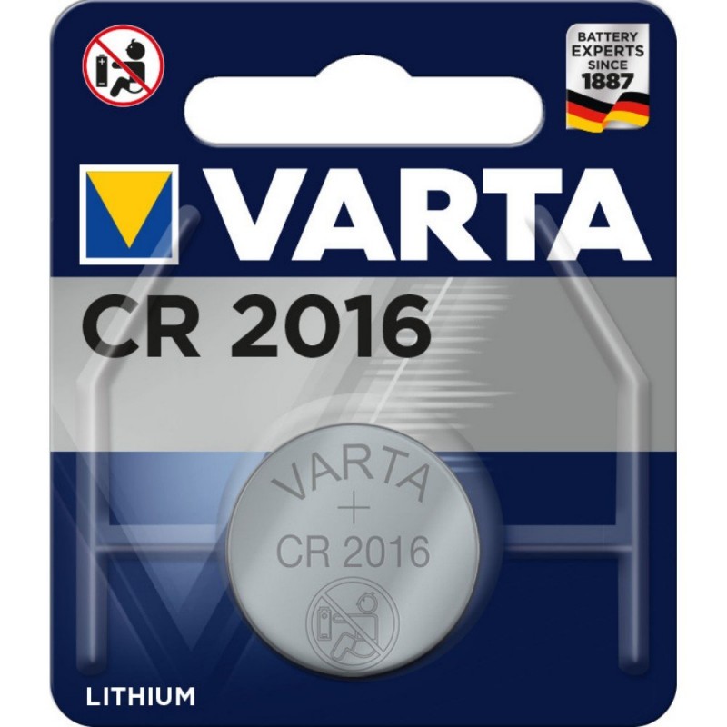 Varta, Pile bouton au lithium, Electronics, CR2016, 3 Volt, 06016 101 401