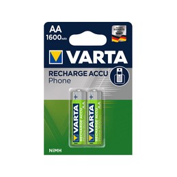 Varta, Pile pour téléphones, Rechargeables, Mignon AA, HR6, 58399 201 402