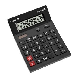 Canon, Calculatrice de bureau, AS-2400, Solaire et Pile, 4585B001AB