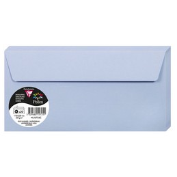 Pollen by Clairefontaine, Enveloppes, DL, 110 x 220 mm, Bleu lavande, 120G, 55725C