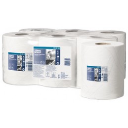 Tork, Rouleau de papier nettoyant multi-usages, 125 m, 2 plis, blanc, 130044