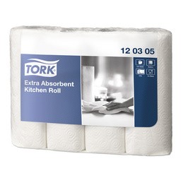 Tork, Rouleau de papier, Essuie-tout, 3 plis, Blanc, 120305