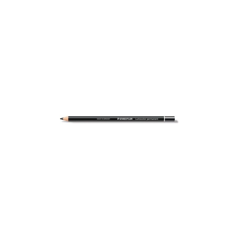 Staedtler, Crayon marqueur, Lumocolor glasochrom, Permanent, Noir, 108 20-9