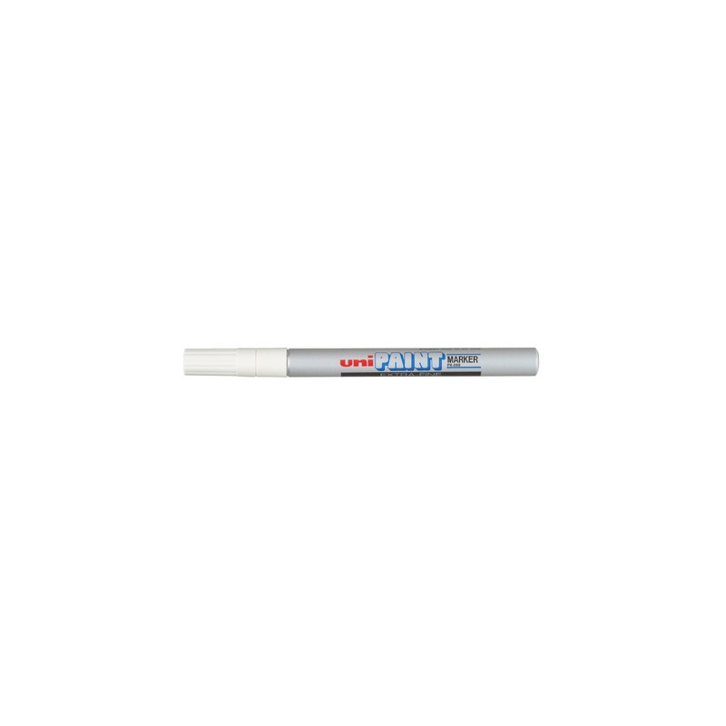 Uniball, Marqueur permanent, PAINT, Argent, Extra fin, PX-203 AR