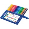 Staedtler, Crayons de couleur, Ergosoft, Triangulaire, étui de 24, 157 SB24