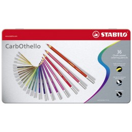 Stabilo, Crayons pastel, CarbOthello, étui métal de 36, 1436-6