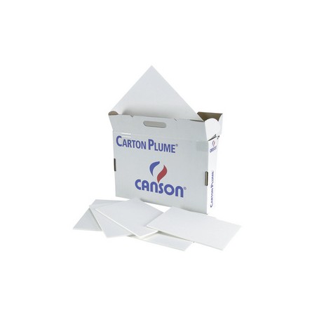 Canson, Carton Plume, A3, 297 x 420 mm, Blanc, 3 mm, C205154222
