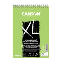 Canson, Bloc, Papier dessin, Recyclé, A4, 160G, XL, C200777128