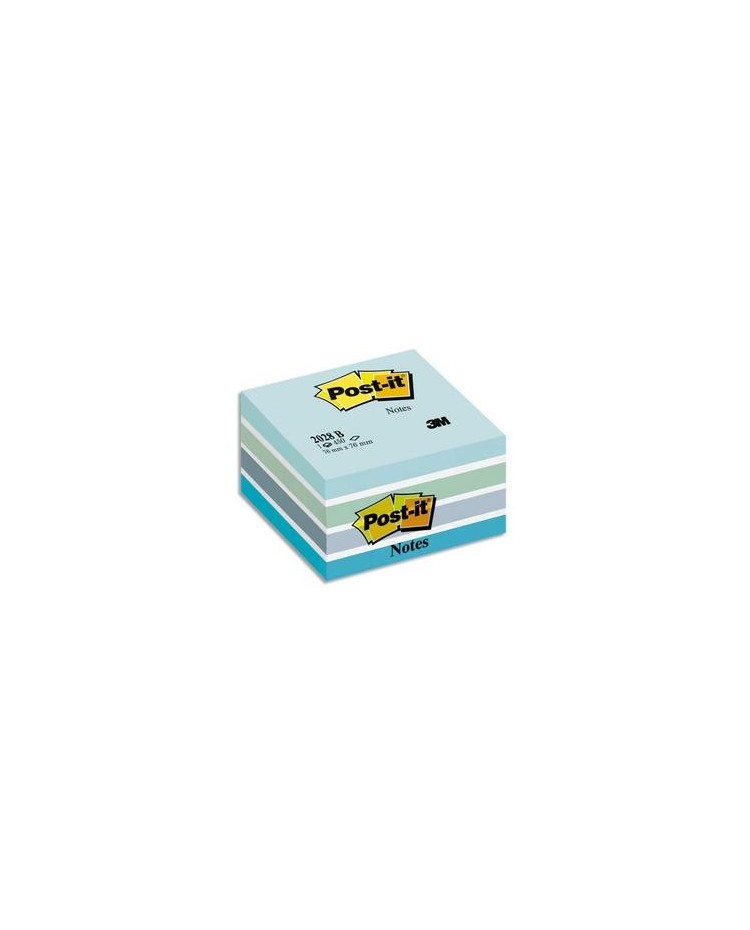 Post it, Cube, Notes adhésives, Light relax, 2028-B, FT510093212, 50034