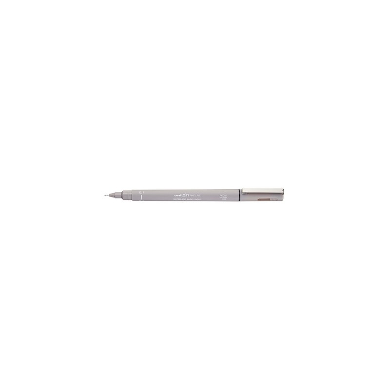 Uniball, Feutre technique, Pointe calibrée, 0.5 mm, Gris clair, PIN 05200 GC